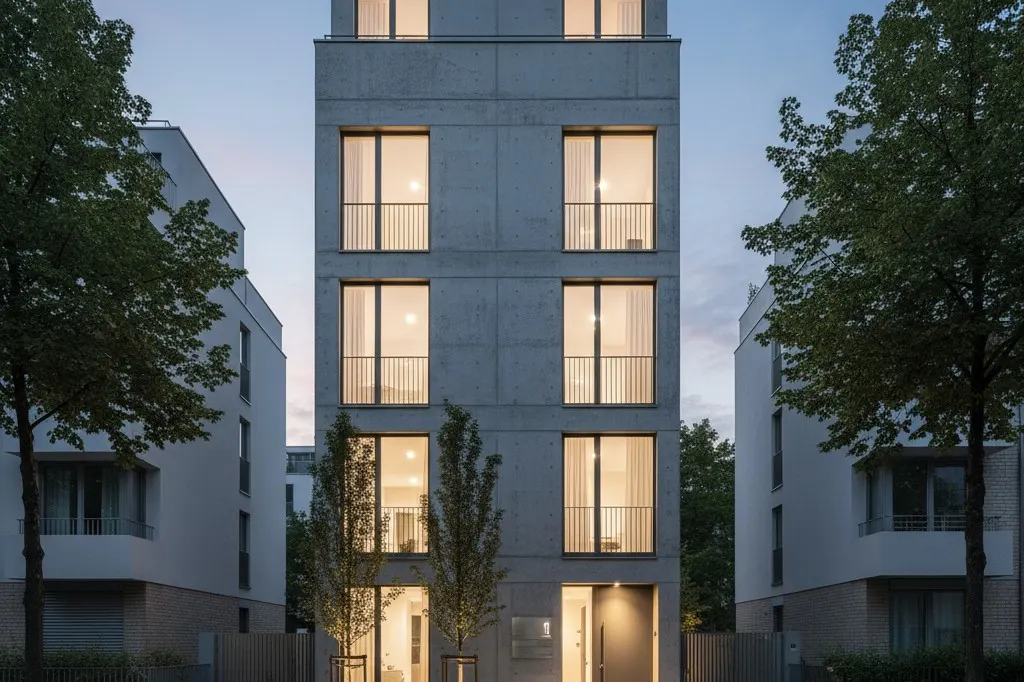 Berlin-Mitte – Townhouse aus Sichtbeton nahe Gendarmenmarkt