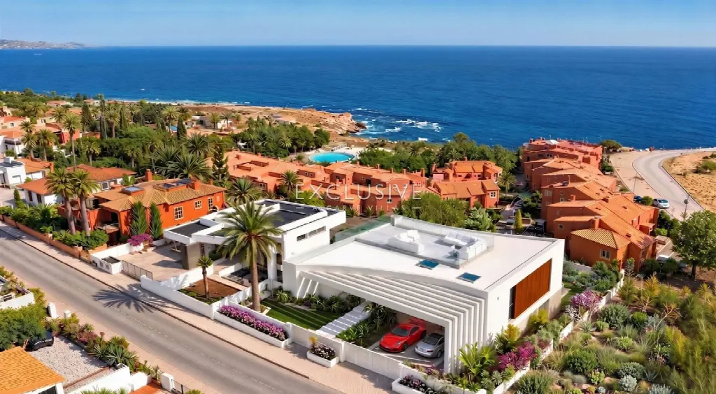 Lagos, Algarve – Neubauvilla mit Meerblick, 4 Schlafzimmer