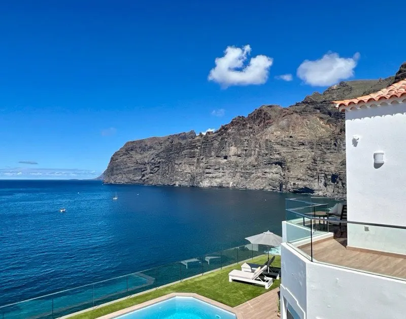 Santiago del Teide, Teneriffa – Strandvilla mit Meerblick, 3 Schlafzimmer