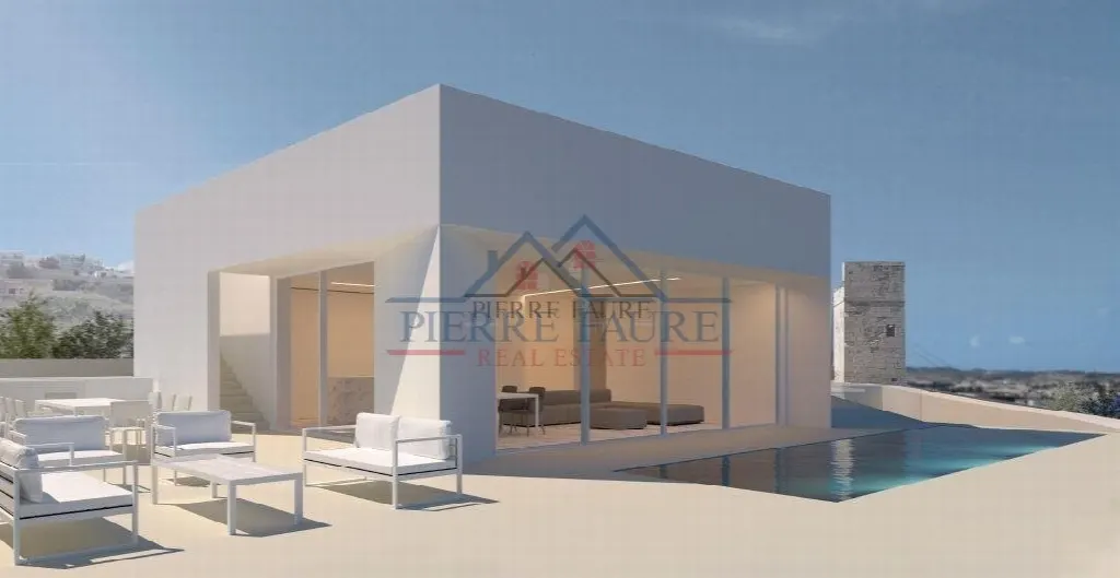 Madliena, Malta – Villa mit Land- und Meerblick, 3 Schlafzimmer