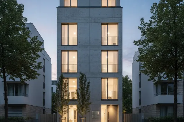Townhouse aus Sichtbeton nahe Gendarmenmarkt