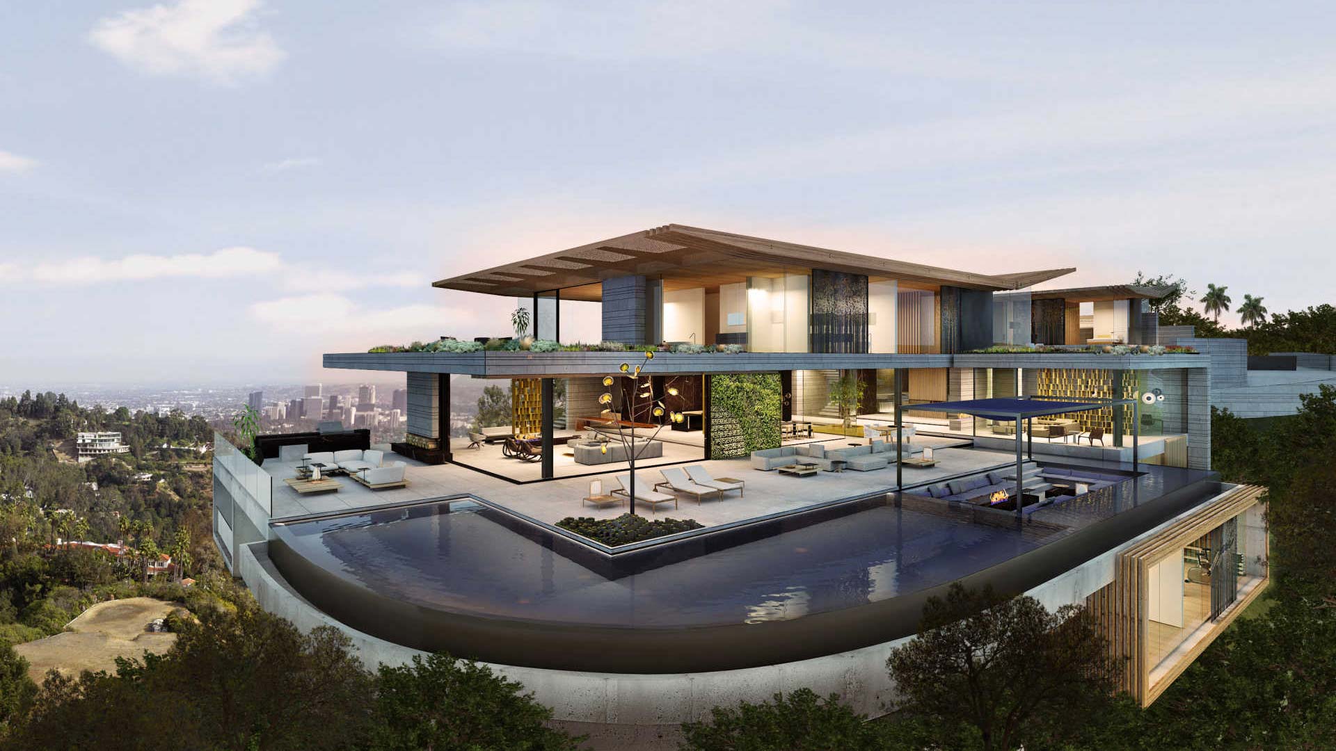 Bel Air, CA 90077 – Luxus Haus in 1298 Stradella Road