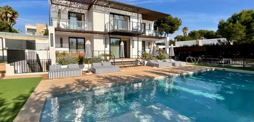 Ibiza, Spanien – Neubau Villa mit Meerblick in Cala Codolar