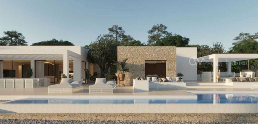 Ibiza, Spanien – Neubau Villa mit fantastischem Blick aufs Meer