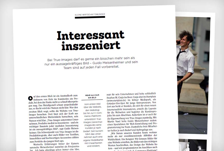 Interview & Artikel - 'Kleines Wirtschaftswunder' (Mittelpunkt Magazin)