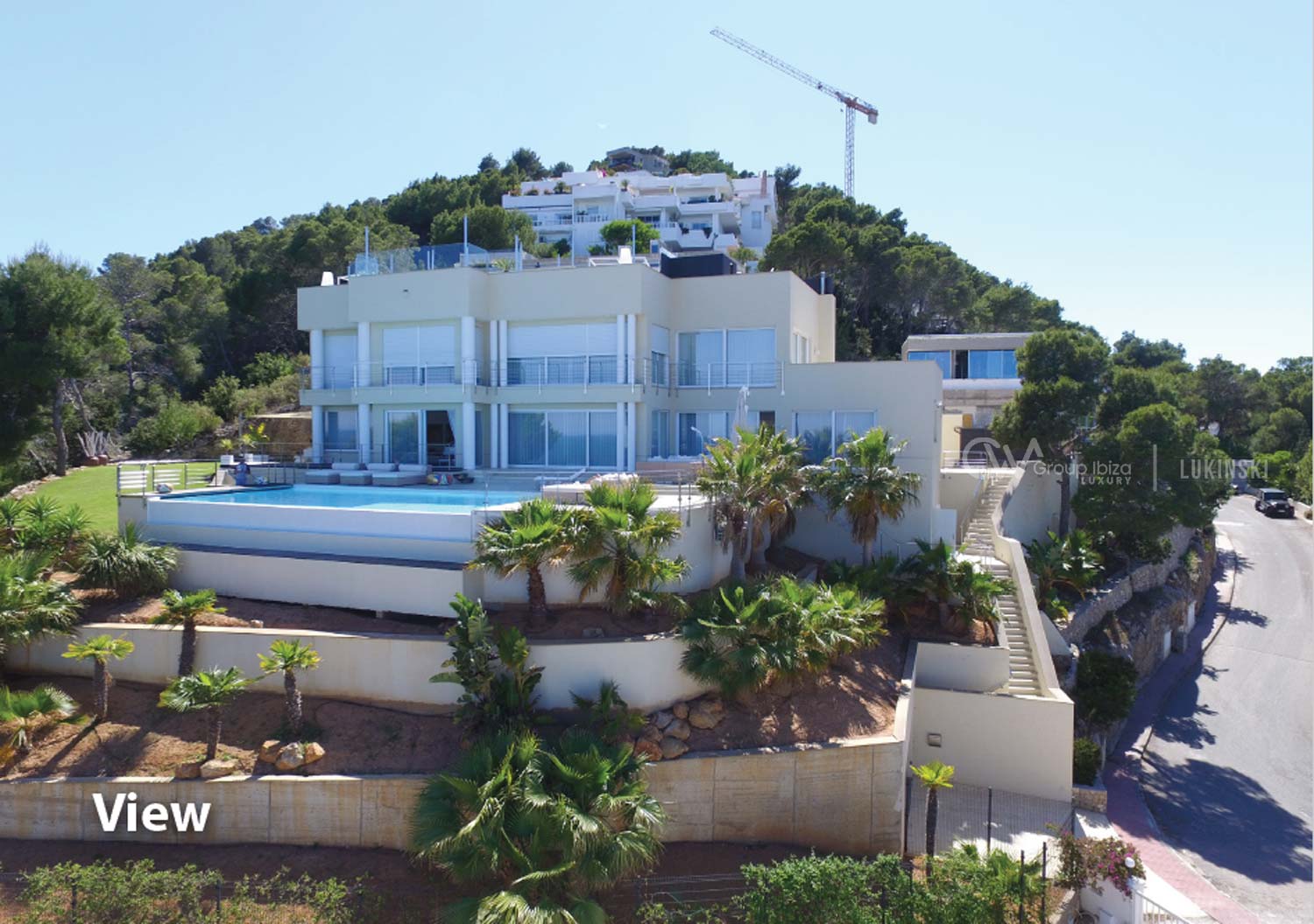 Ibiza, Spanien – Villa mit freiem Blick auf den Ozean in Santa Eulalia