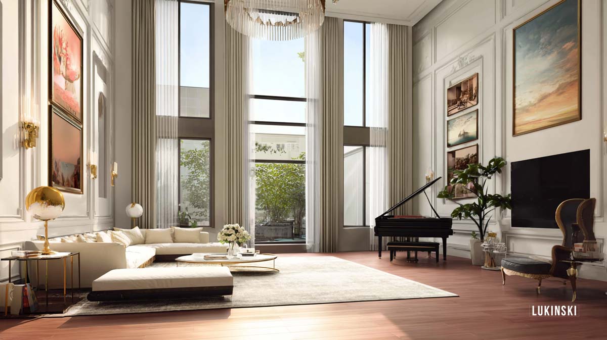 townhouse-berlin-mitte-stadt-kaufen-5-etagen-luxus-regierungsviertel-foyer-eingang-blick-aussenministerium-level-1