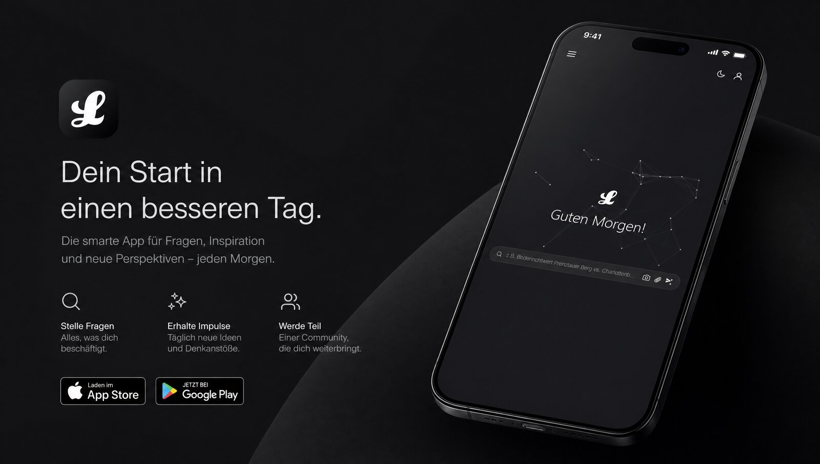 Lukinski Immobilien-KI App zum Download im App Store und bei Google Play